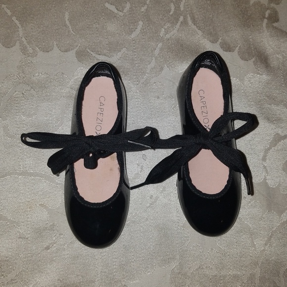 Capezio Jr. Tyette U925 PU | Meisjes en Dames Tap met Striksluiting | Tapdans